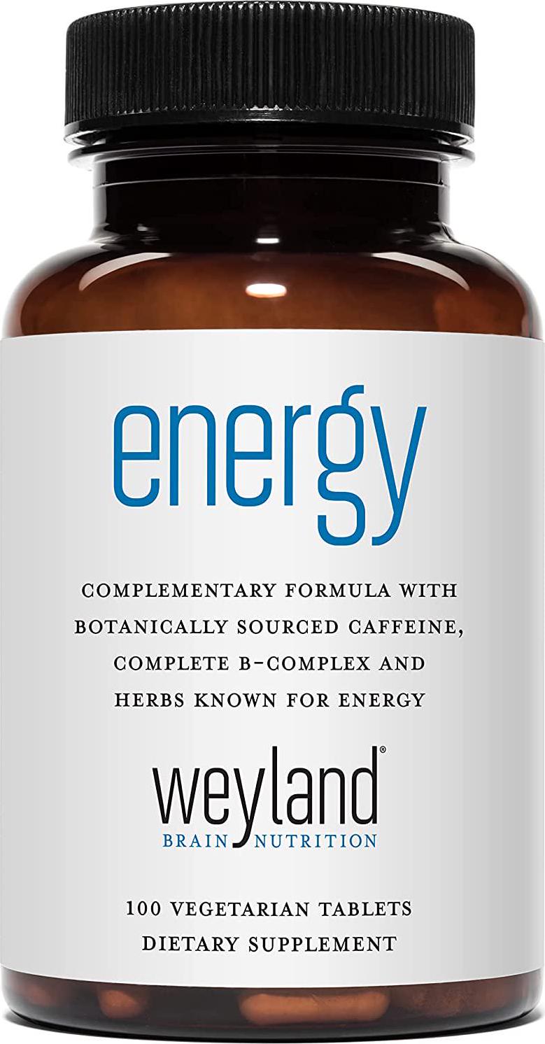 Weyland: Energy - Complimentary Formula w/Botanically Sourced Caffeine, Complete B-Complex and Energy Supportive Herbs