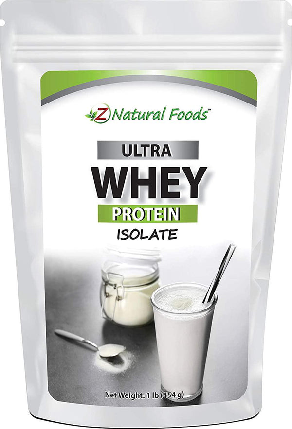 Whey Protein Isolate - Unflavored - All Natural Protein Powder Made in The USA - Mix in A Smoothie, Shake, Drink, Or Recipe - Hormone Free, Unsweetened, Non GMO, Kosher and Gluten Free - 1 lb