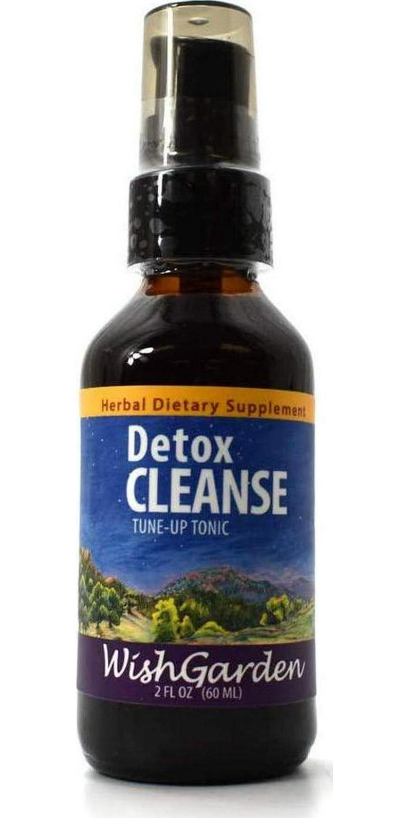 WishGarden Herbs Detox Cleanse Tune-Up Tonic - Supports Natural System Cleansing, Aids Celluar Health, Gentle Detox for Healthy Liver and Kidney Function (2oz)