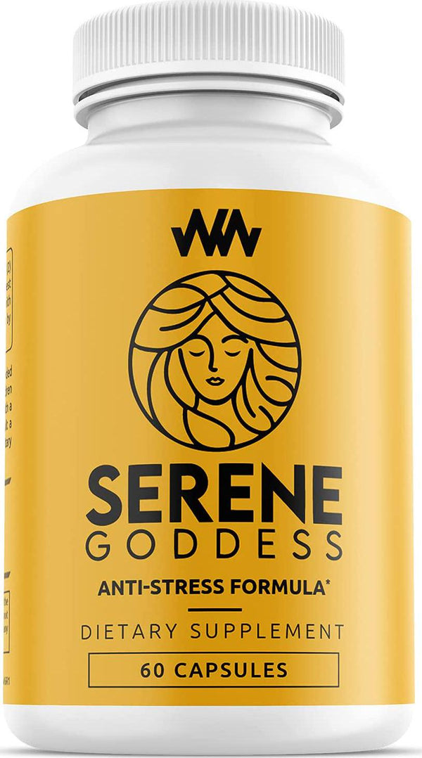 Womens Supplement That Boosts Mood, Helps Relax The Mind and Body, Relieves Tension and Worries| Magnolia Bark For Female Specific Help| Serene Goddess | Vitamin Helps Boost Mood| Warped Wellness