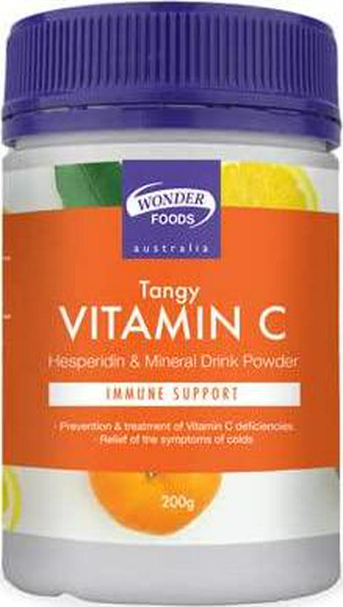 Wonderfoods Tangy Vitamin C, Hesperidin& Minerals Powder 200 g