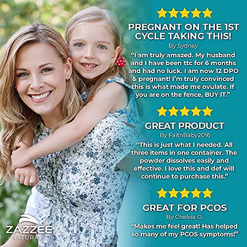 Zazzee PREGNOSITOL Powder, 230 Servings, Ideal 40:1 Ratio, Includes Free Scoop for Exact Dosage, Premium Myo-Inositol, D-Chiro-Inositol and Folic Acid Blend, Vegan, Non-GMO and All Natural