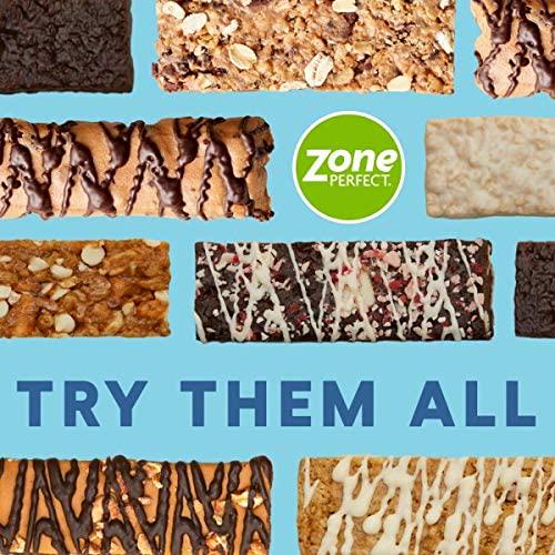 ZonePerfect Protein Bars, Salted Caramel Brownie, 10g of Protein, Nutrition Bars with Vitamins and Minerals, Great Taste Guaranteed, 36 Bars