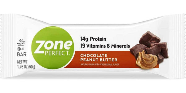 ZonePerfect Protein Bars, 19 vitamins and minerals, 14g protein, Nutritious Snack Bar, Chocolate Peanut Butter, 20 Count