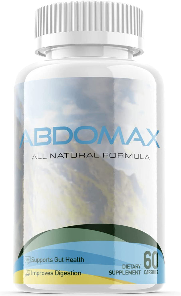 (1 Pack) Abdomax - Dietary Supplement for Digestion and Healthy Gut - Pills for Immune System, Digestive Function, Healthy Stomach, Reduces Bloat - 60 Capsules