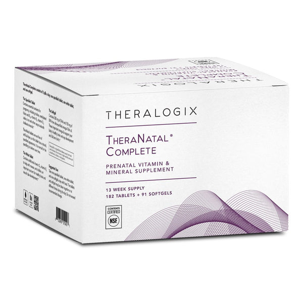 Theralogix Theranatal Complete Prenatal Vitamin Supplement with DHA, 91 Day Supply (Female)