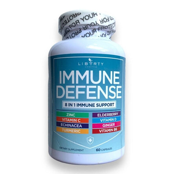 8 in 1 Immune Defense Support, Vitamins Supplement Booster -60 Capsule