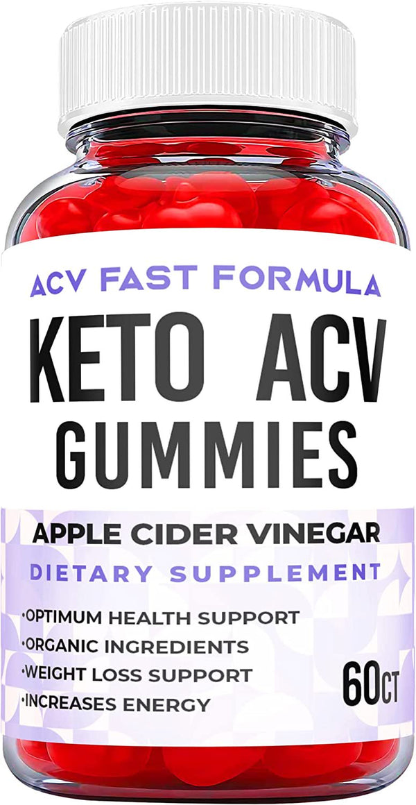 (1 Pack) ACV Fast Formula Keto ACV Gummies - Supplement for Weight Loss - Energy & Focus Boosting Dietary Supplements for Weight Management & Metabolism - Fat Burn - 60 Gummies