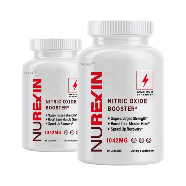 (2 Pack) Nurexin, Nurexin Nitric Oxide Booster - 120 Capsules per Bottle