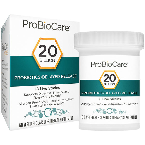 Probiotic - 20 Billion Cfus - Supports Digestive Health (60 Vegetable Capsules)