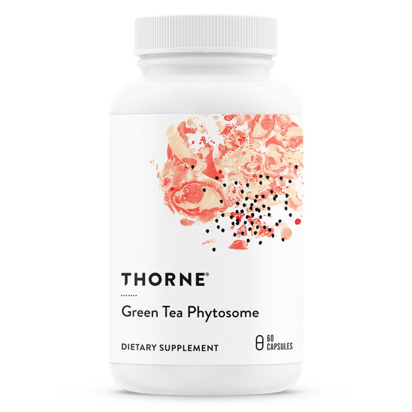 Thorne Green Tea Phytosome, Antioxidant, Liver Protective, and Metabolic Benefits of Green Tea without the Caffeine, 60 Capsules