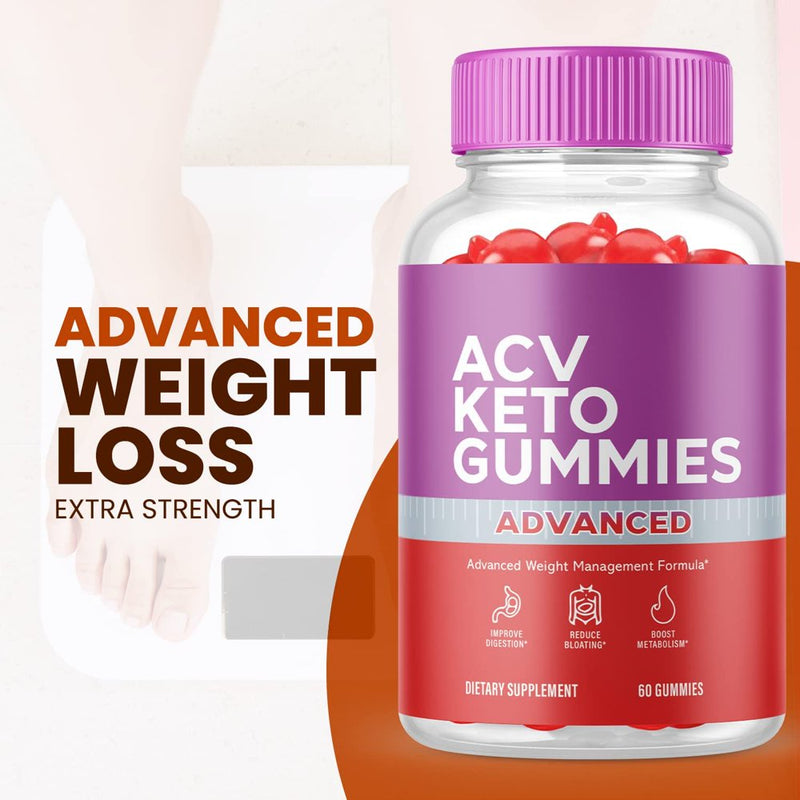 (1 Pack) ACV Keto Gummies - Supplement for Weight Loss - Energy & Focus Boosting Dietary Supplements for Weight Management & Metabolism - Fat Burn - 60 Gummies