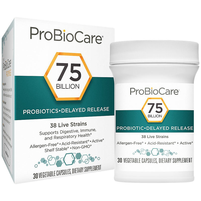 Probiotic - 75 Billion Cfus - Supports Digestive Health (30 Vegetable Capsules)