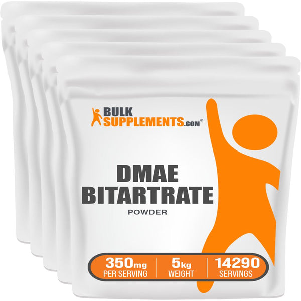 Bulksupplements.Com Dmae-Bitartrate Powder - Nerve Support Supplement - Acetylcholine Supplements - Mental Focus Supplements (5 Kilograms - 11 Lbs)