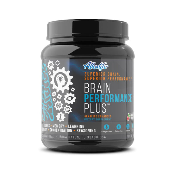 Alkalife Brain Performance plus – First Alkaline Enhancing Nootropic to Maximize Cognitive Potential, Boost Memory, Focus and Mental Clarity, and Support Overall Brain Health – 10Oz