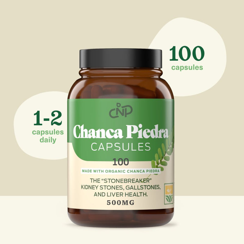 Organic Chanca Piedra Capsules - 500Mg, 100 Pills, Pure Phyllanthus Niruri Stonebreaker Powder