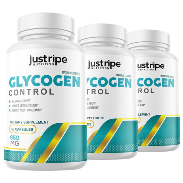 3 Pack Glycogen Control Blood Capsules Blood Sugar Control - 60 Capsules