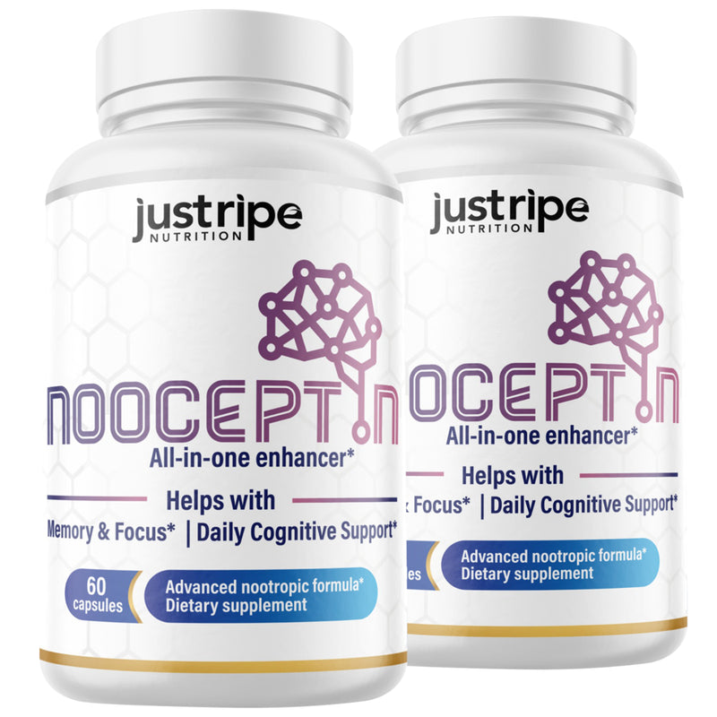 2 Pack Nooceptin - Cognitive Enhancer Capsules for Cognition and Focus