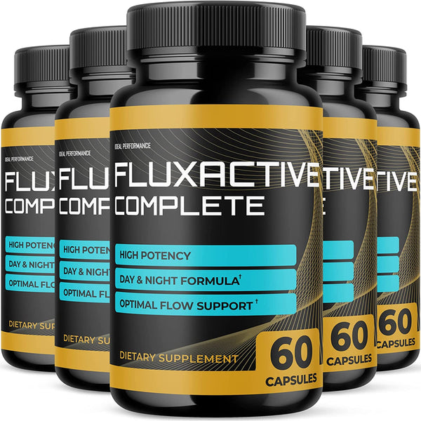 (5 Pack) Fluxactive Complete Package Fluxactive Complete for Prostate Health Flu