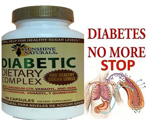 Diabetic Support Suger Blood Sugar Low Sugar Control Supplement 90 Capsules