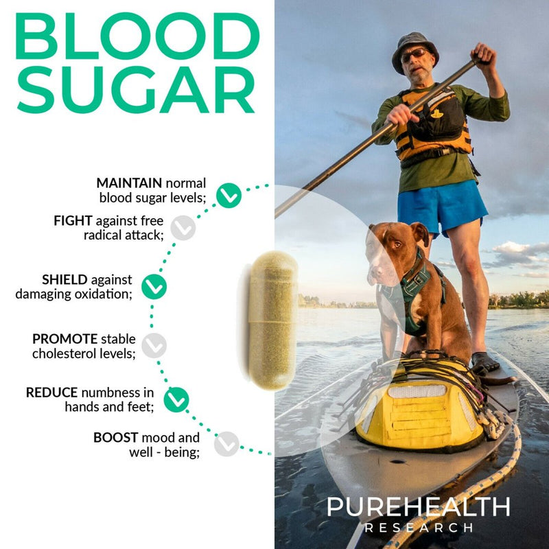 Purehealth Research Blood Sugar Balance Supplement (30 Capsules)