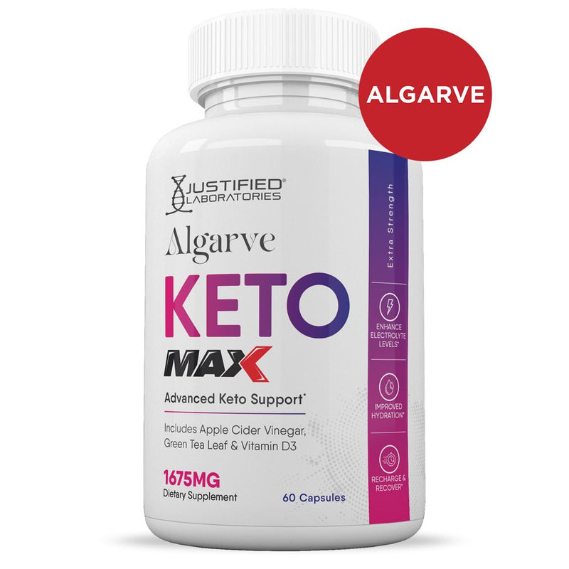 (10 Pack) Justified Laboratories Algarve Keto ACV MAX Pills 1675Mg Dietary Supplement 600 Capsules