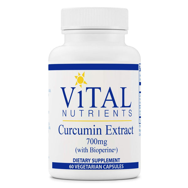 Vital Nutrients - Curcumin Extract (With Bioperine) - Nutritional Support for Normal Tissue Health - 60 Capsules per Bottle - 700 Mg
