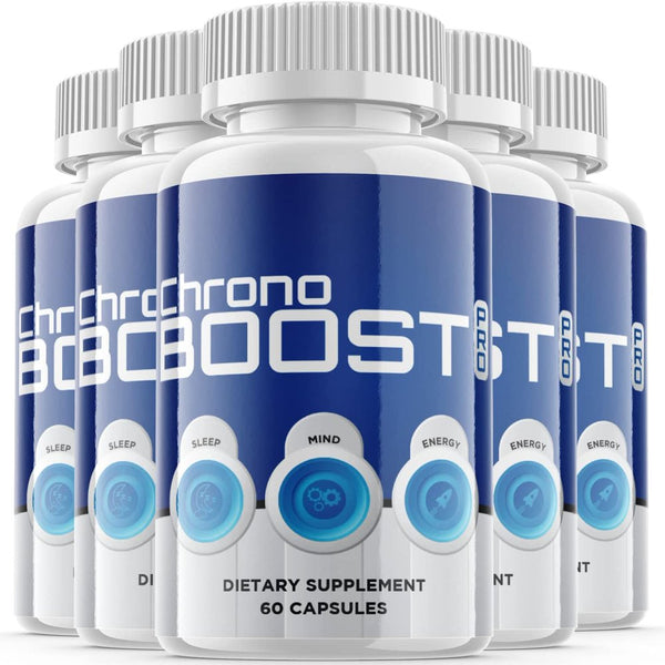 (5 Pack) Chrono Boost Pro - Dietary Supplement for Focus, Memory, Clarity, & Energy - Advanced Cognitive Support Formula for Maximum Strength - 300 Capsules