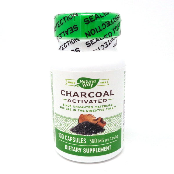Activated Charcoal 280 Mg by Nature'S Way 100 Capsules