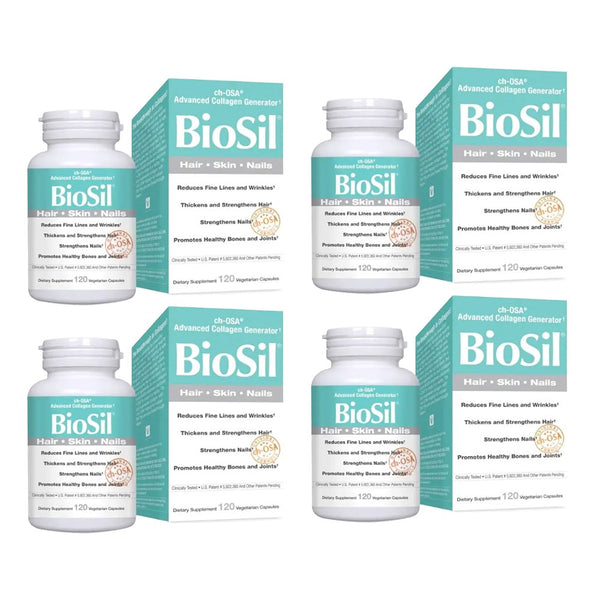 Biosil by Natural Factors Supports Healthy Growth and Strength ( 4 Pack )