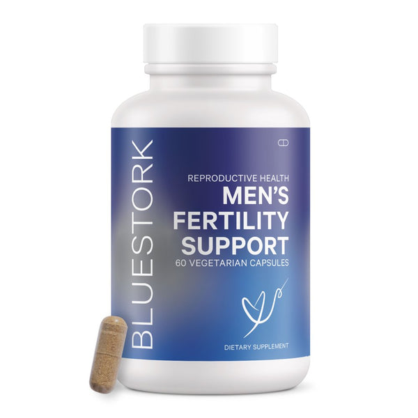 Blue Stork Men'S Fertility Support: Male Fertility Supplements, Zinc & Herbs for Men'S Health, 60 Ct