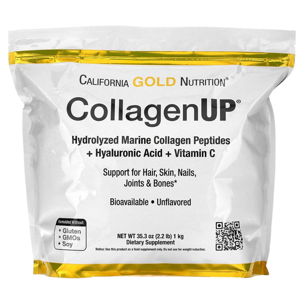 California Gold Nutrition Collagenup, Unflavored, 2.2 Lbs (1 Kg)