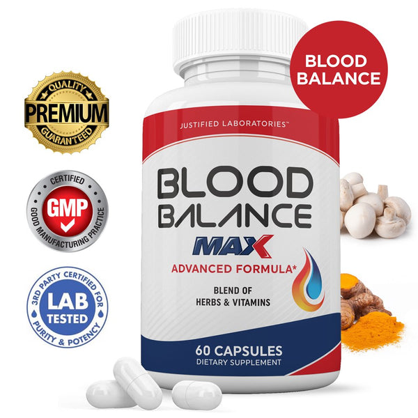 Blood Balance Max Advanced Formula 1295MG 60 Capsules
