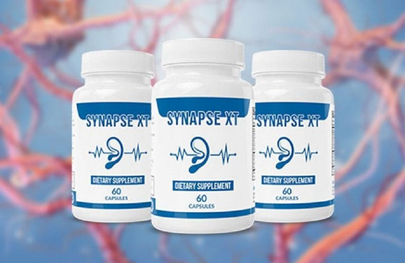 Synapse XT - Tinnitus Support for Healthy Middle and Inner Ear Structures, Including Cilia, Nerves, Hormone Levels and Blood Supply - 120 Capsules (2 Pack)
