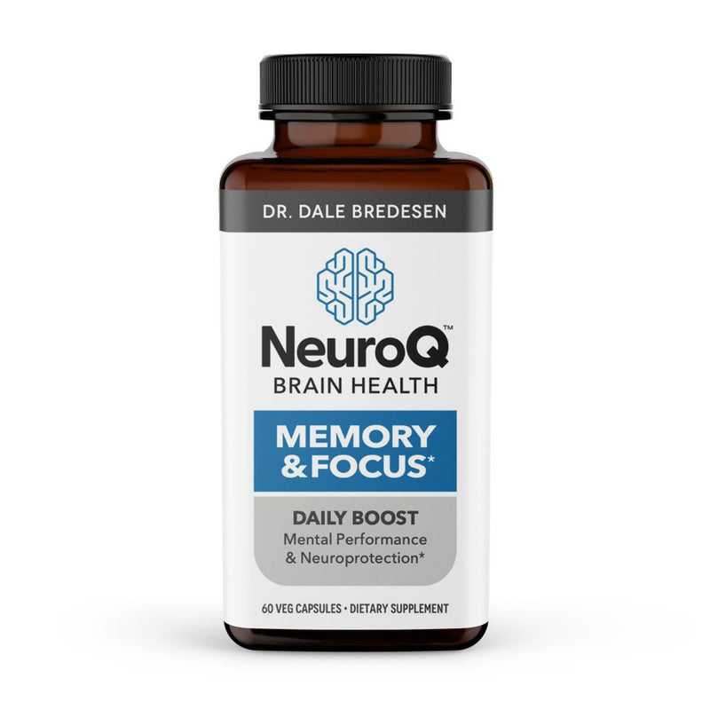 Neuroq Memory & Focus - Neuroprotective Formula by Dr. Dale Bredesen - Boost Cognitive Performance and Maintain Memory and Healthy Brain Function - 60 Capsules