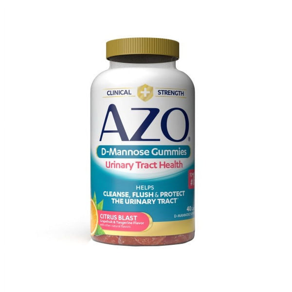 AZO® D-Mannose Urinary Tract Health Gummies, Citrus Blast, 40 Count