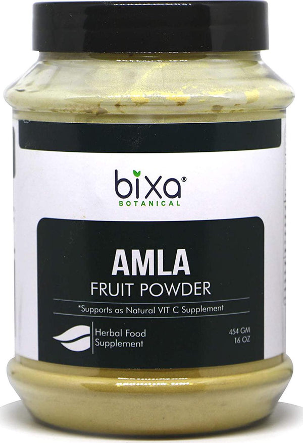 bixa BOTANICAL Amla Powder (Emblica Officinalis)| Antioxidant| Herbal Vitamin C Supplement | Immunity Booster Herbal Supplement | Useful To Re-Energize Generally Weak Body (1 Pound / 16 Oz) |