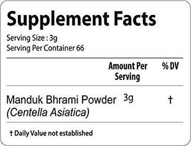 bixa BOTANICAL Gotu Kola Powder (Centella Asiatica) - 200G (7 Oz) | Ayurvedic Herb To Improve Overall Health And Longevity, Natural Herbal Supplement Useful As Alterative and Anti-Anxiety |