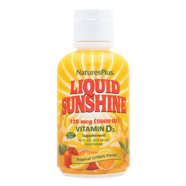 Natures plus Liquid Sunshine Vitamin D3 - Tropical Citrus 16 Fl Oz Liquid