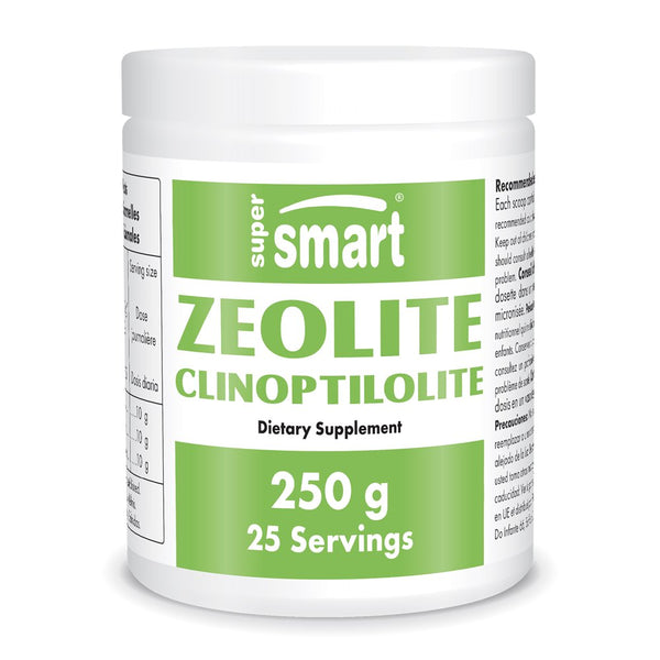 Supersmart - Zeolite Clinoptilolite Powder - Immunity Booster & Chelation Supplement | Made in USA | Non-Gmo - Gluten Free - 250 G