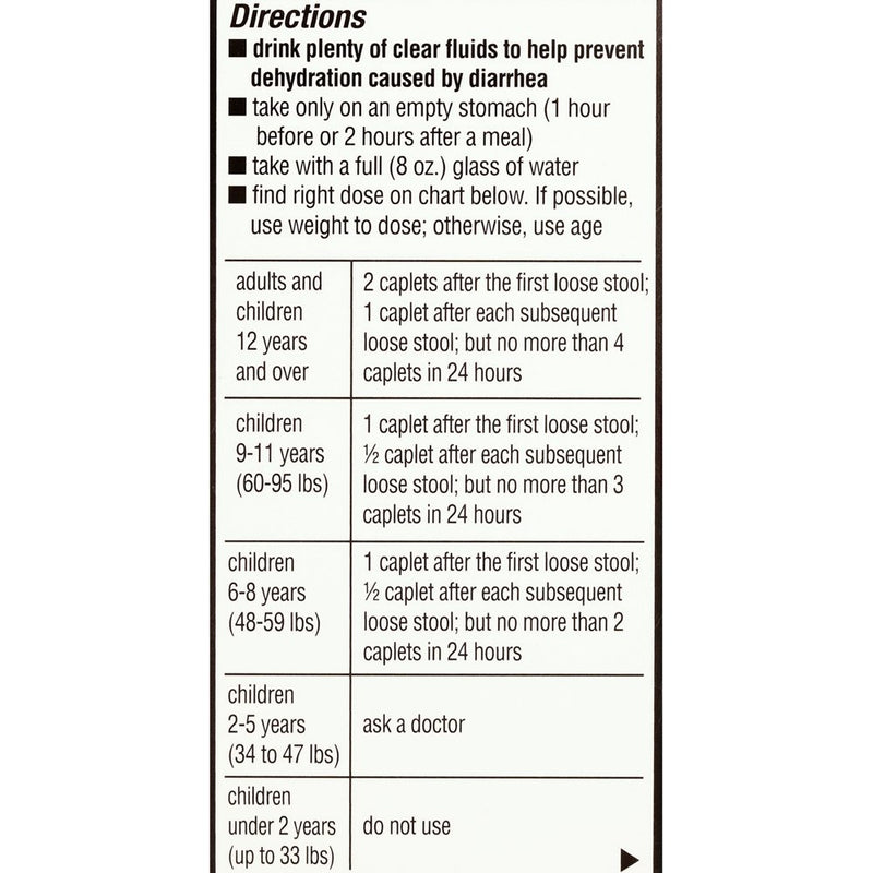 Equate Anti-Diarrheal and Anti-Gas Multi-Symptom Relief Caplets, 24 Count