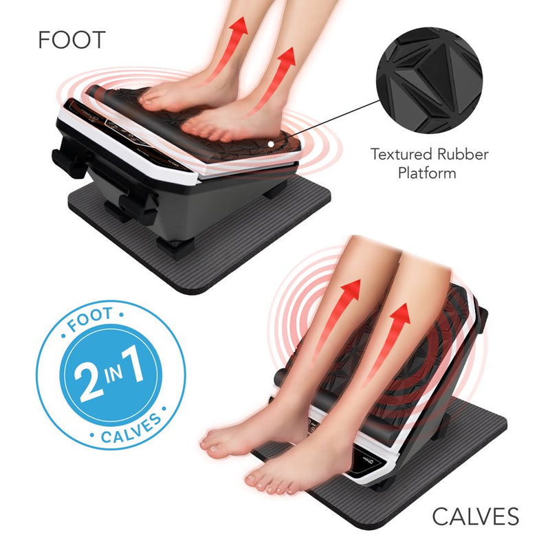 Daiwa Felicity Foot Vibration Massager for Blood Circulation with Infrared Heat Footvibe Deluxe - FSA HSA Eligible