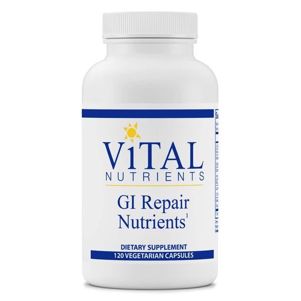 Vital Nutrients - GI Repair Nutrients - Digestive Enzyme Supplements Supports Gut Health and Digestion- 120 Vegetarian Capsules per Bottle