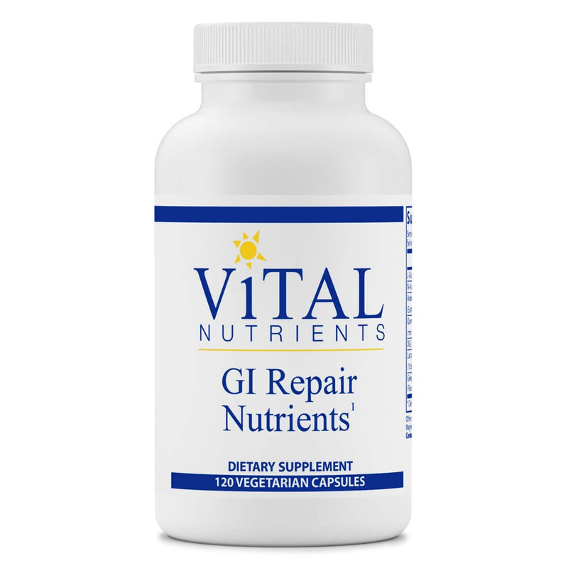 Vital Nutrients - GI Repair Nutrients - Digestive Enzyme Supplements Supports Gut Health and Digestion- 120 Vegetarian Capsules per Bottle