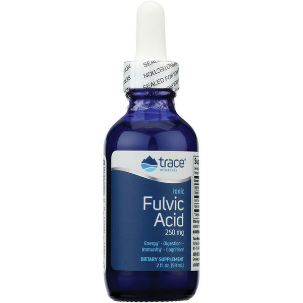 Trace Minerals | Liquid Ionic Fulvic Acid | 250 Mg | May Support Gut, Digestion, Skin, & Brain Function | Full Spectrum Ionic Trace Minerals | Ph Balance, Muscle Endurance, Hydration | 60 Servings, 2