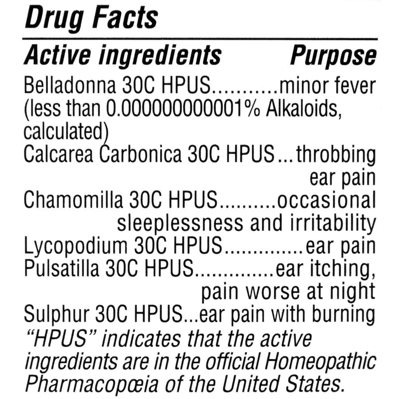 Equate Homeopathic Earache Drops 0.33 Fl Oz