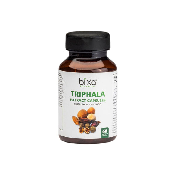 Organic Triphala Capsules with 40% Tannins Extract | Count 60 | (450Mg) | Colon Cleanse & Digestive Supplement for Occasional Constipation & Healthy Digestion