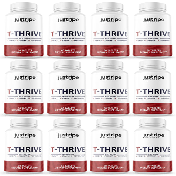 12 Pack T-Thrive Mens Health Supplement - 60 Capsules