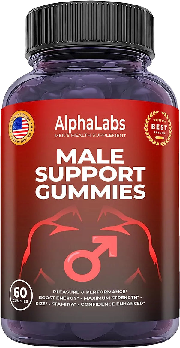 (1 Pack) Alpha Labs Male Gummies - 60 Gummies