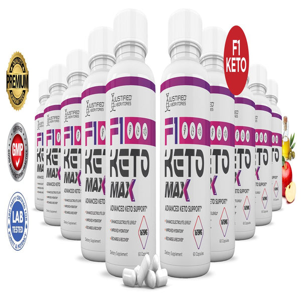 (10 Pack) F1 Keto ACV MAX Pills 1675Mg Alternative to Gummies Dietary Supplement 600 Capsules